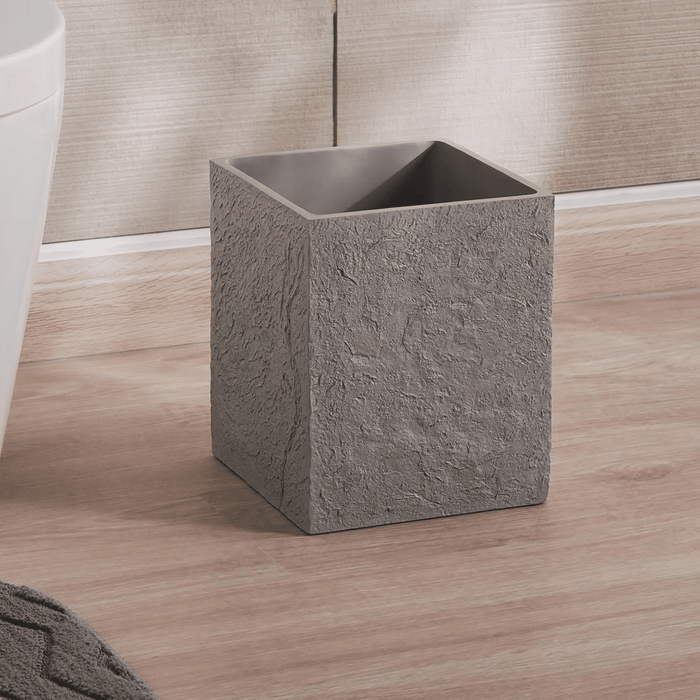 Reef Resin Waste Bin - Stone Grey