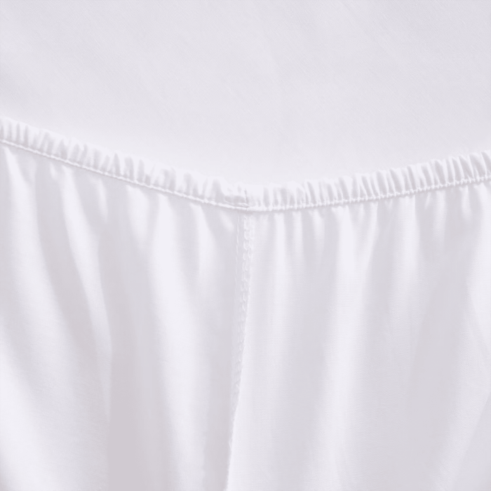 Retreat Full Fitted Sheet - White