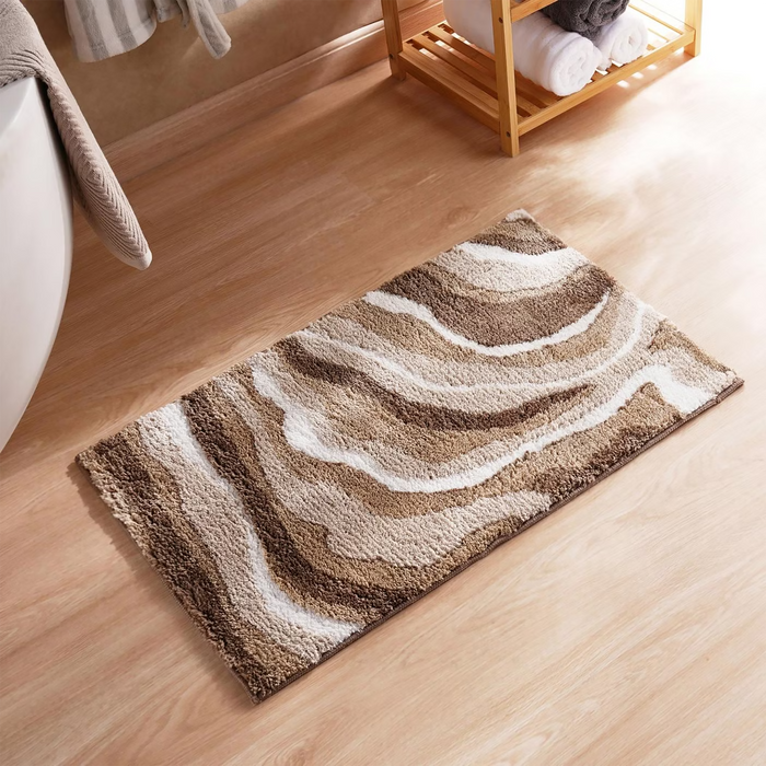Riverrun Anti Slip Bathmat - Brown Pan Home