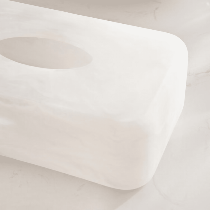 Robyn Tissue Box Cover- White