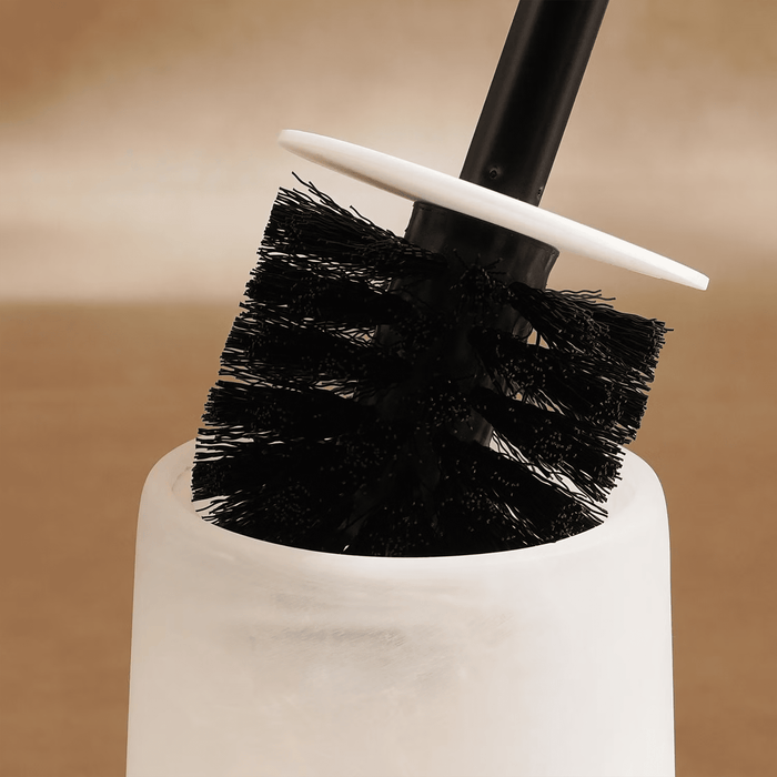 Robyn Toilet Brush With Holder-White