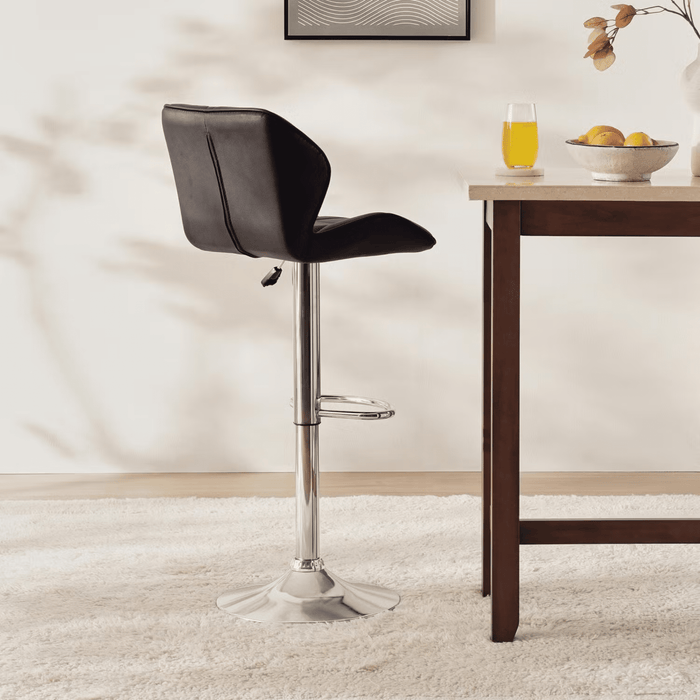 Rokane Bar Chair Adjustable Height - Black