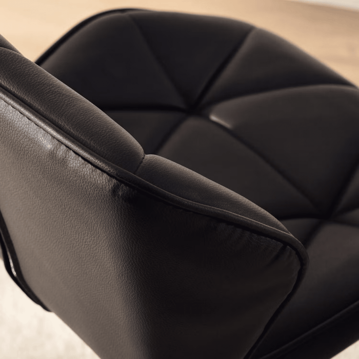 Rokane Bar Chair Adjustable Height - Black