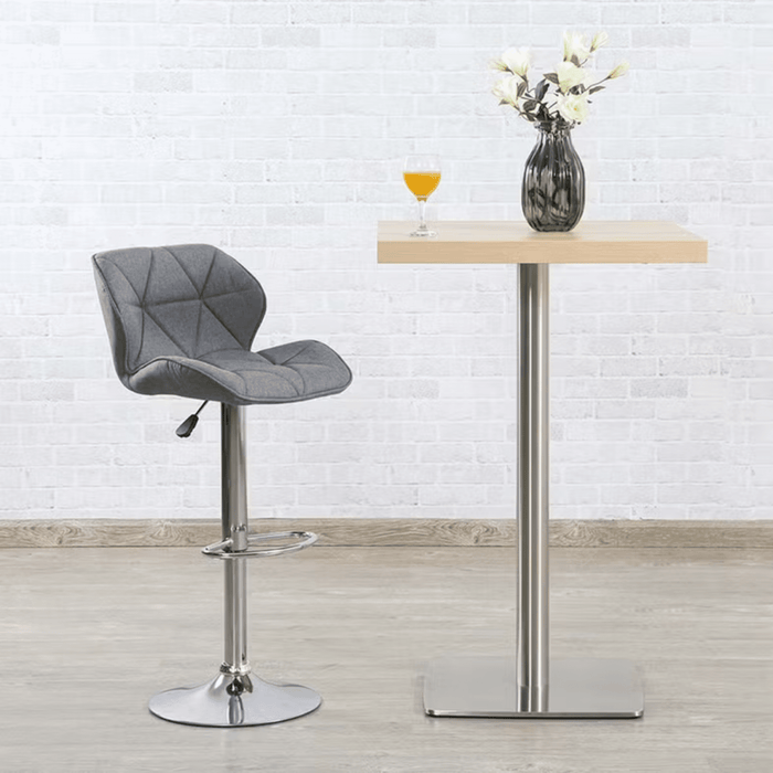 Rokane Bar Chair Adjustable Height - Gray
