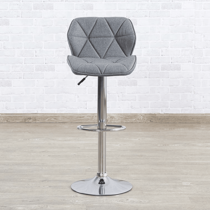 Rokane Bar Chair Adjustable Height - Gray
