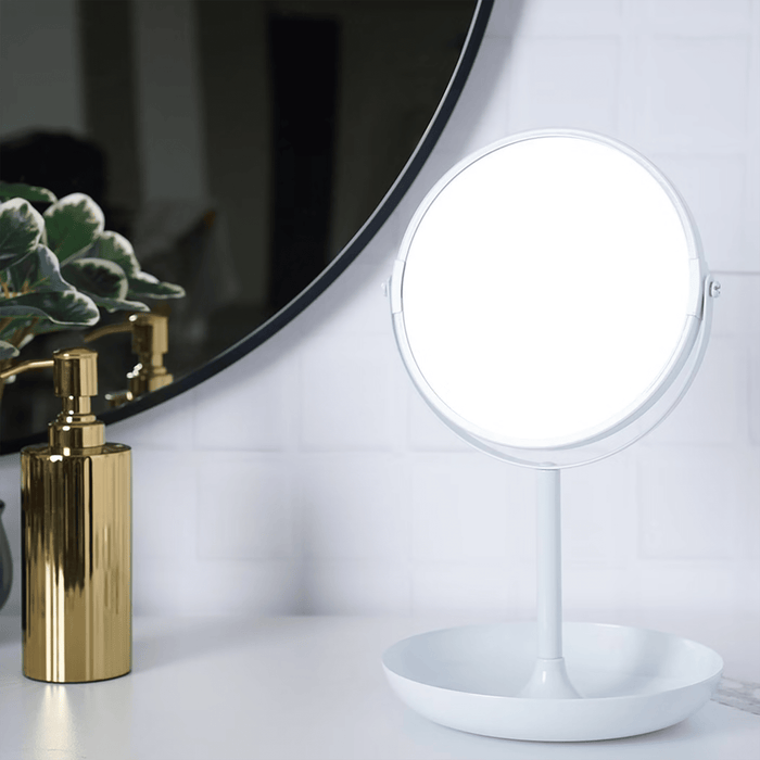 Roslyn Double Sided Vanity Mirror White