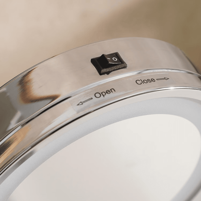 Roslyn Double Sided Vanity Mirror With Led Chrome