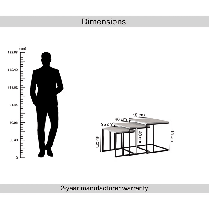 Sosia Nest Of Table Set Of 3