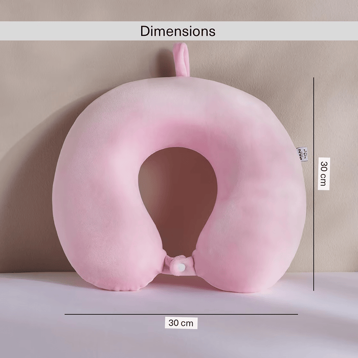 Sparco Memory Foam Neck Pillow -Rose