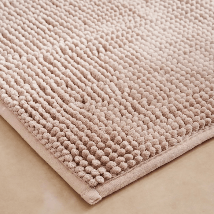 Sparta Chenille Bathmat- Beige Pan Home