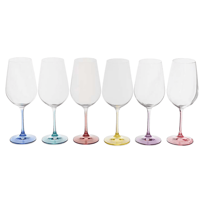 Spectrum 6-Piece Stemware Crystal Glass Set 550Ml -Clear