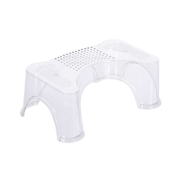 Sturdy Transparent Bathroom Stool-23-Clear