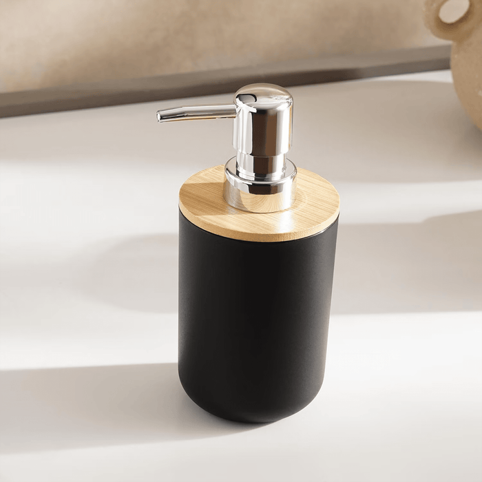 Sun 3 Piece Bath Accessories Set -Black