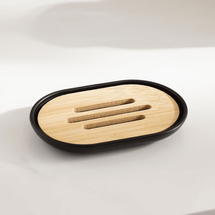 Sun 3 Piece Bath Accessories Set -Black