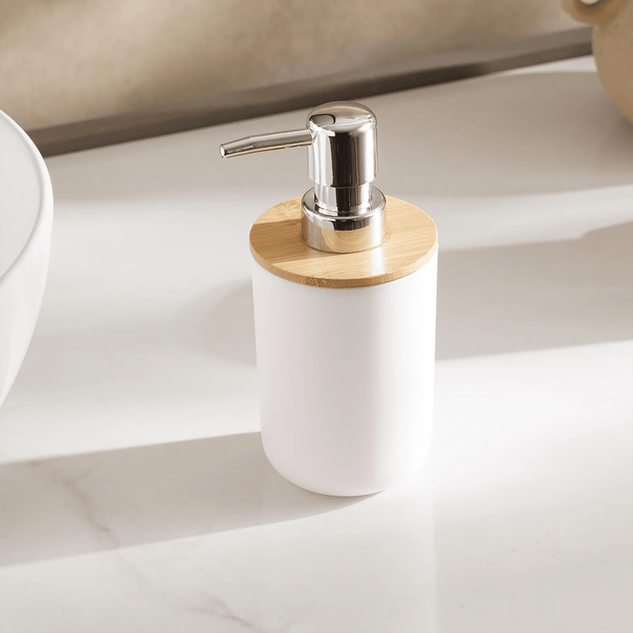 Sun 3 Piece Bath Accessories Set -White