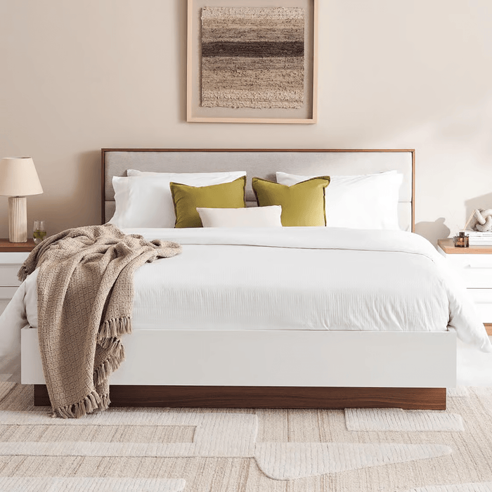 Sunrise Bed 180X200 cm - White Gloss