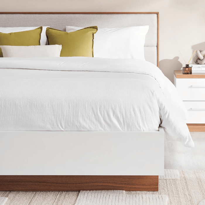 Sunrise Bed 180X200 cm - White Gloss