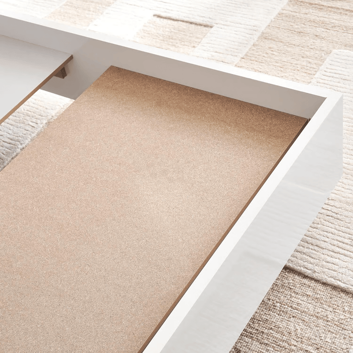 Sunrise Bed 180X200 cm - White Gloss