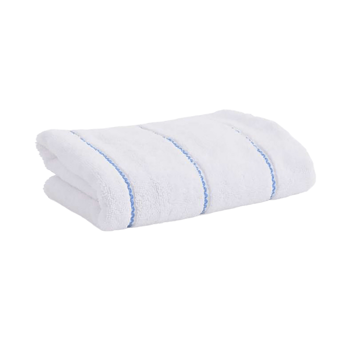 Supersoft Stripe Microcotton 550 Gsm Hand Towel -Blue