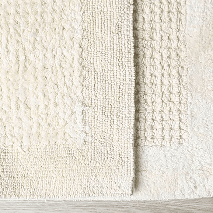 Tiffany Reversible Bath Mat -Cream