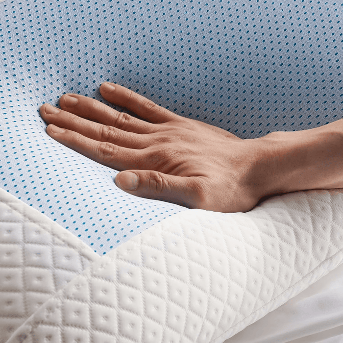 Ultra-Cool Memory Foam Cool Gel Pillow -White