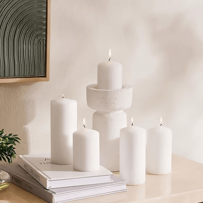 Unscented White 5 -Piece Candle Set