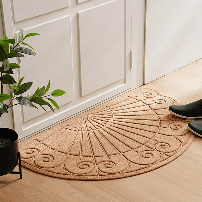 Vega Semicircle Door Mat - Natural