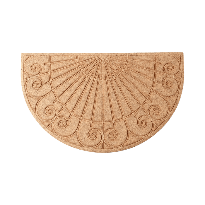 Vega Semicircle Door Mat - Natural