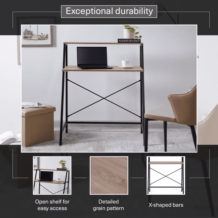 Weltech Writing Desk - Natural Black
