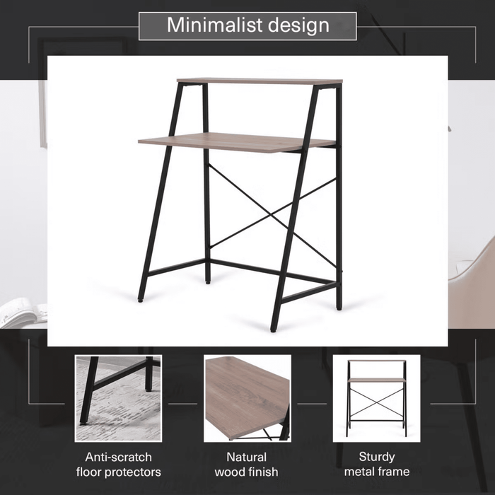 Weltech Writing Desk - Natural Black