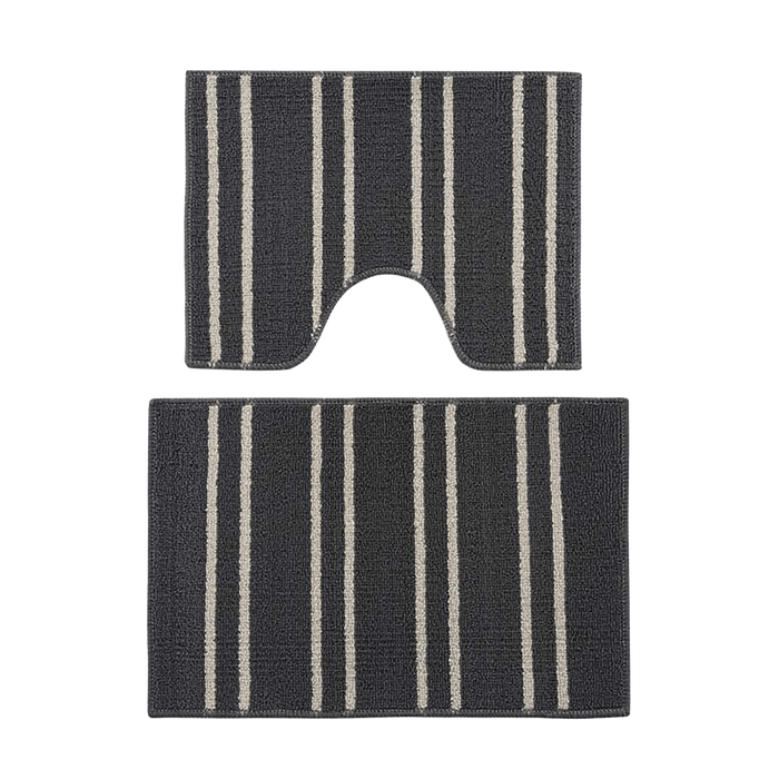 Westly 2-Piece Set Bathmat & -Grey