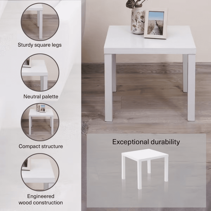 Windex End Table - White