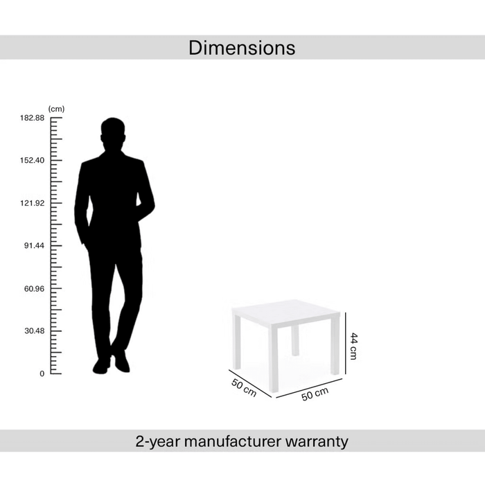 Windex End Table - White