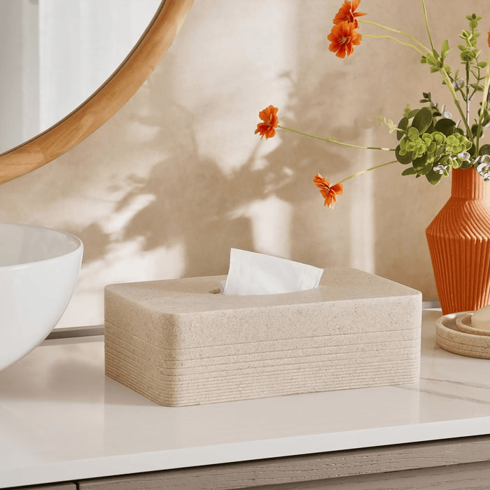 Zenith Tissue Box - Beige