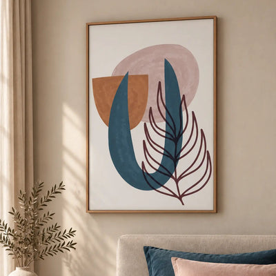 Petals & Forms — Art print-3 - Black / 60 x 90 cm