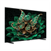 Television displaying a green and gold dragon design on a black background