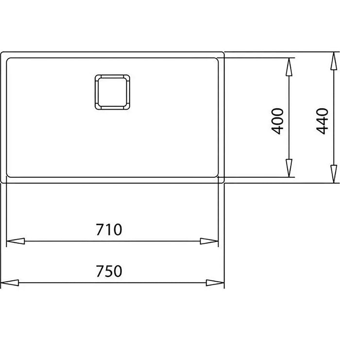 TEKA |FlexLinea RS15 71.40| 3-in-1 Installation stainless steel sink with one bowl EROS
