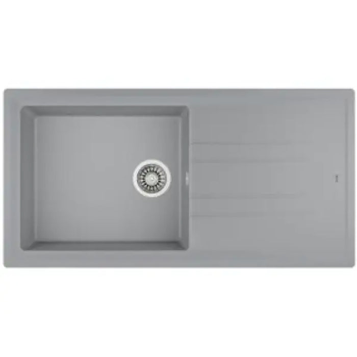 TEKA |STONE 60 L-TG 1B 1D MG|Inset Tegranite Sink with one bowl and one drainer