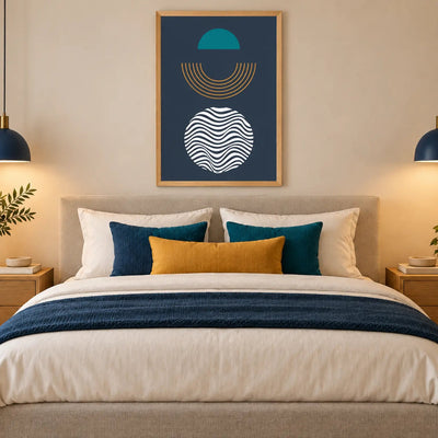 Tides & Shapes — Art print-3 - Black / 60 x 90 cm