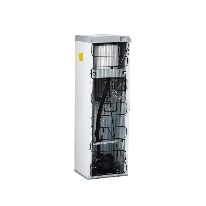 Midea Top Loading Water Dispenser |3-Taps Equipped with Hot, Cold, and Ambient Temperature | Floor Standing | Child Safety Lock for Hot Water Faucet | Best for Home, Office & Pantry | Color: White | Model: YL1917SAE EROS