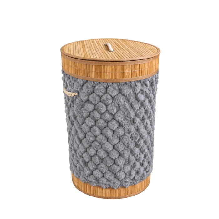 Bali Woven Bamboo Basket with Lid