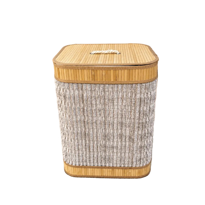 Tulum Woven Storage Hamper with Lid