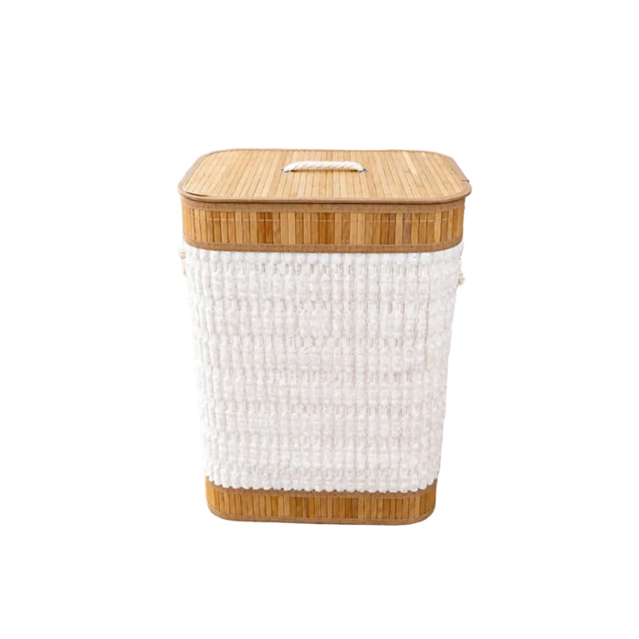 Tulum Woven Storage Hamper with Lid
