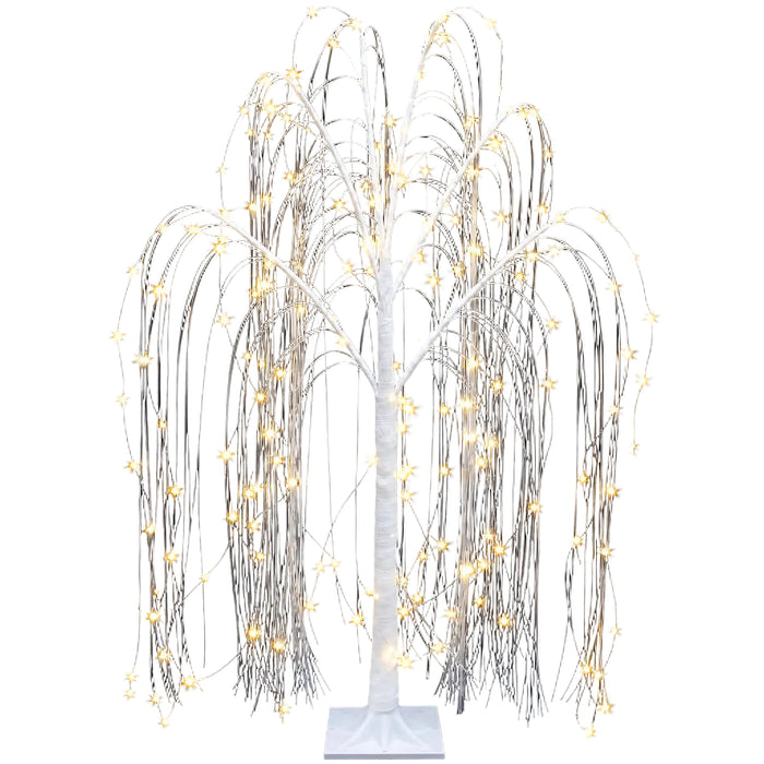 Warm White LED Weeping Willow Decorative Tree