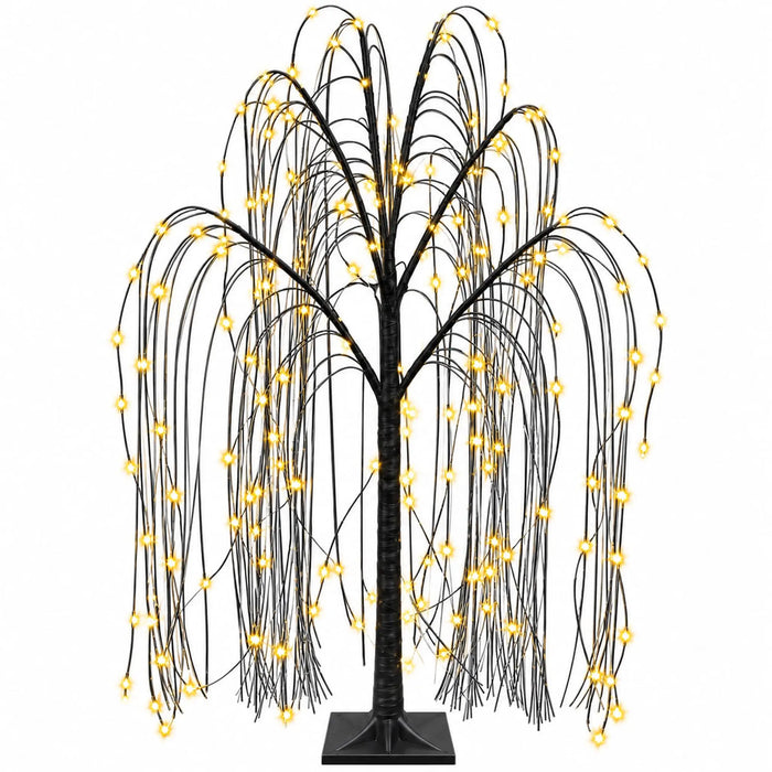 Warm White LED Weeping Willow Decorative Tree
