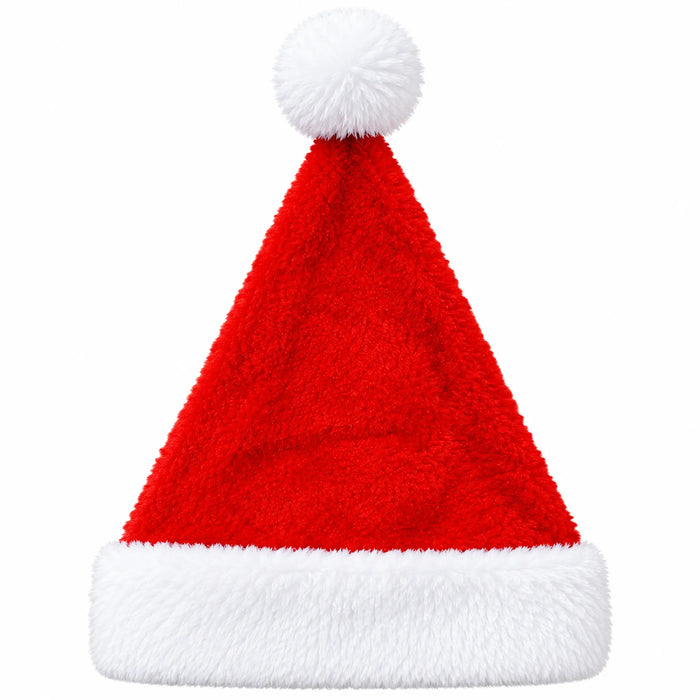 Classic Red Plush Santa Christmas Hat