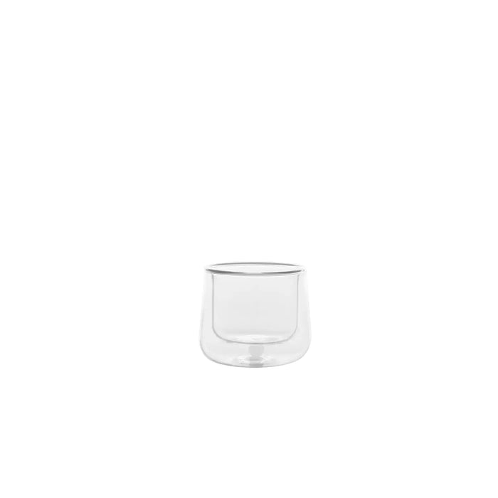 Bilia Double Glazed Coffee Cup Transparent Ø.70x60mm. CL.9,5 - Set of 2