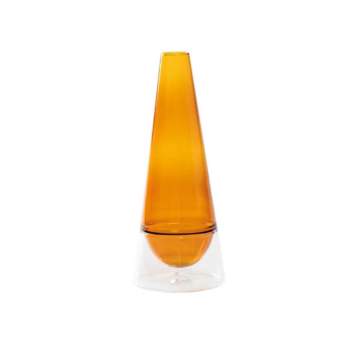 Conosfera Vase Amber Ø.100x250mm. CL.58