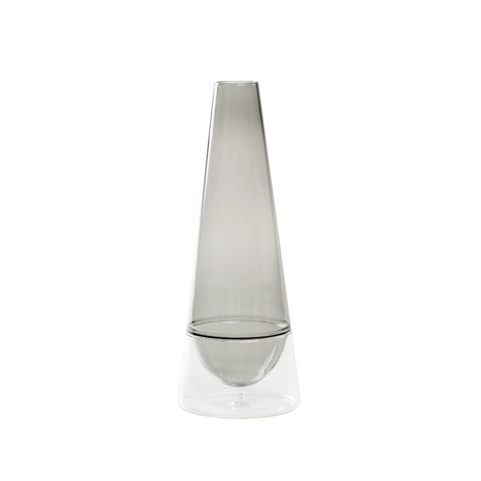 Conosfera Vase Gray Ø.115x300mm. CL.100