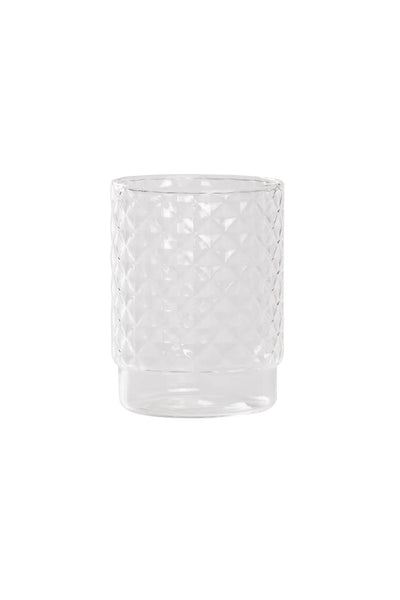 Isolano Borosilicate Glass Tumbler Clear Ø.83x100mm. CL.45 - Set of 4